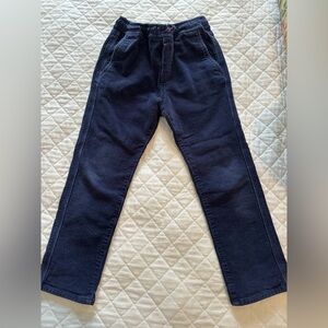 Mini Boden Boys Navy Blue Corduroy Pants